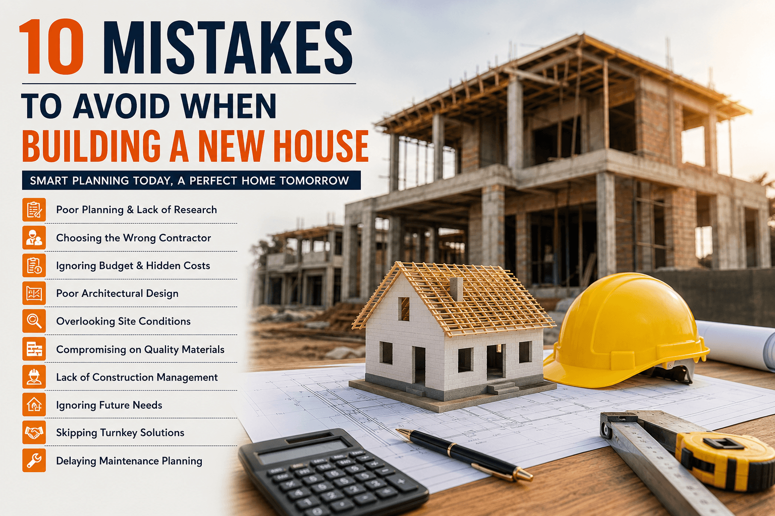 Incorrect House Building 10 Home Construction Mistakes to Avoid When Building a House